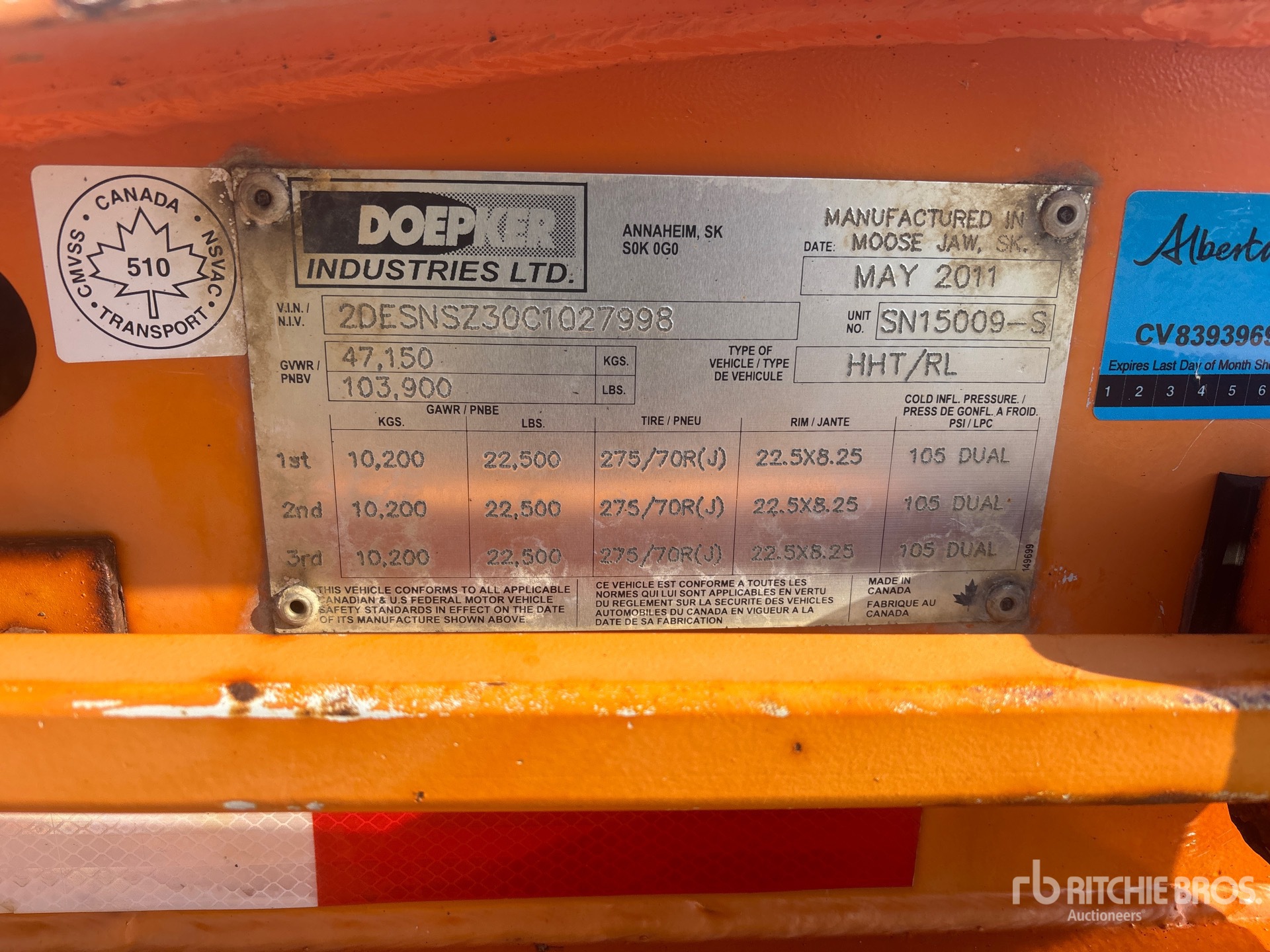 Photo of a 2012 Doepker Tri/A