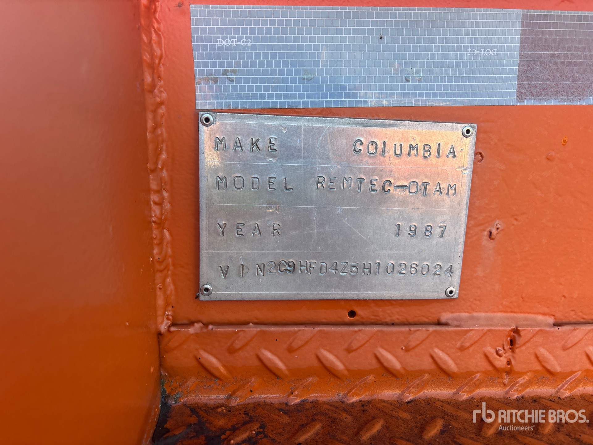 1987 Columbia 16-WHEEL REMOVABLE GOOSENECK
