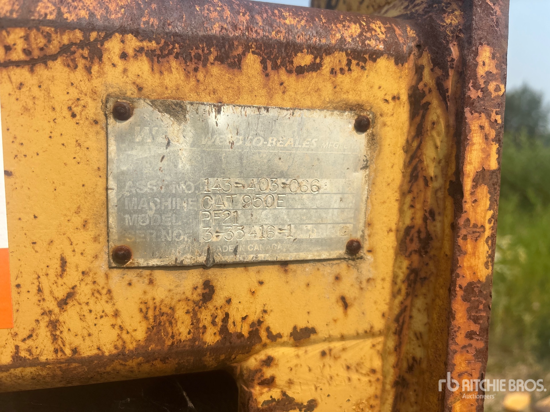 Wabash 84 in Q/C - Fits Cat 950E