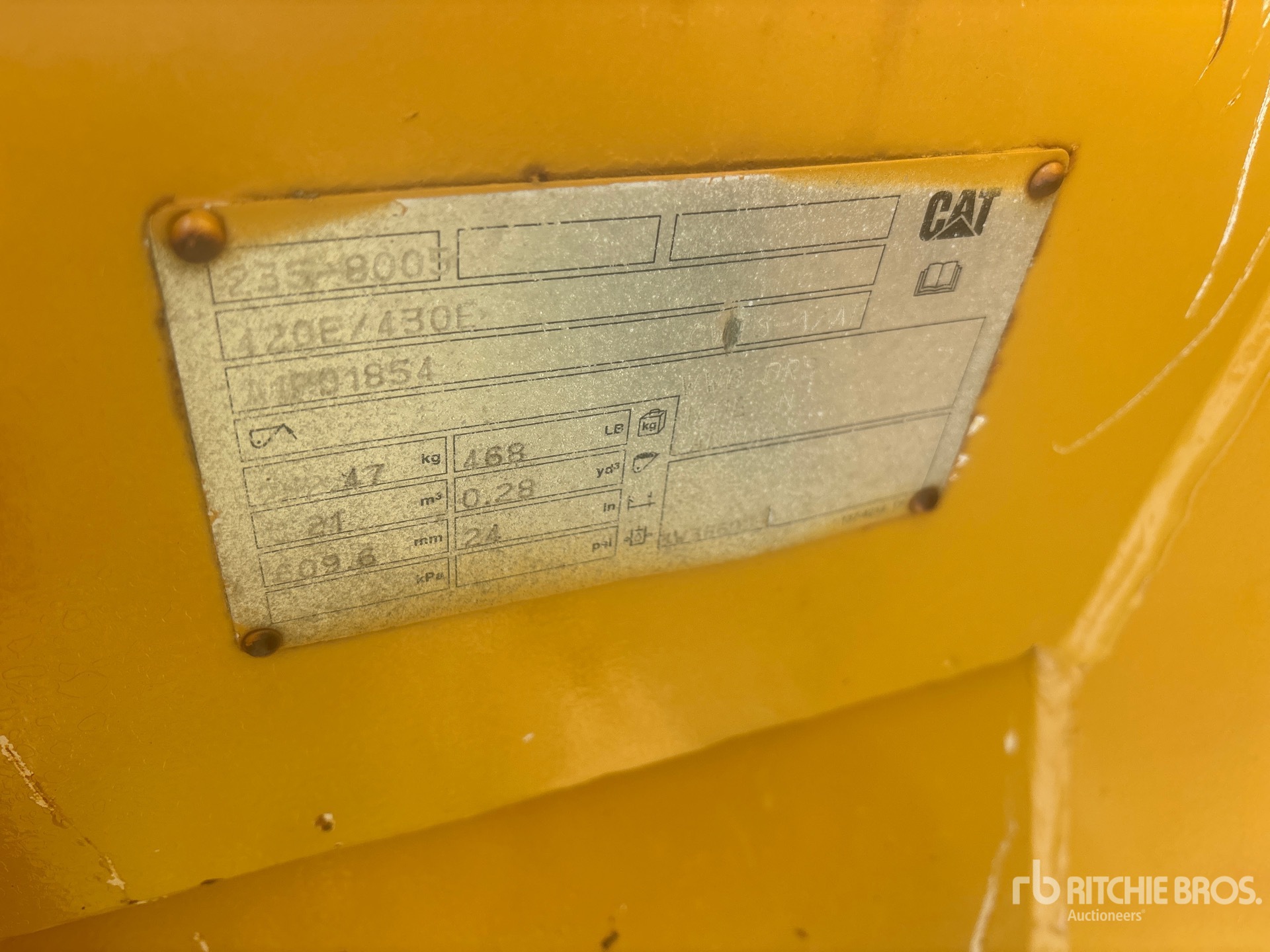 Caterpillar 24 in Q/C Digging - Fits Cat 12 ...