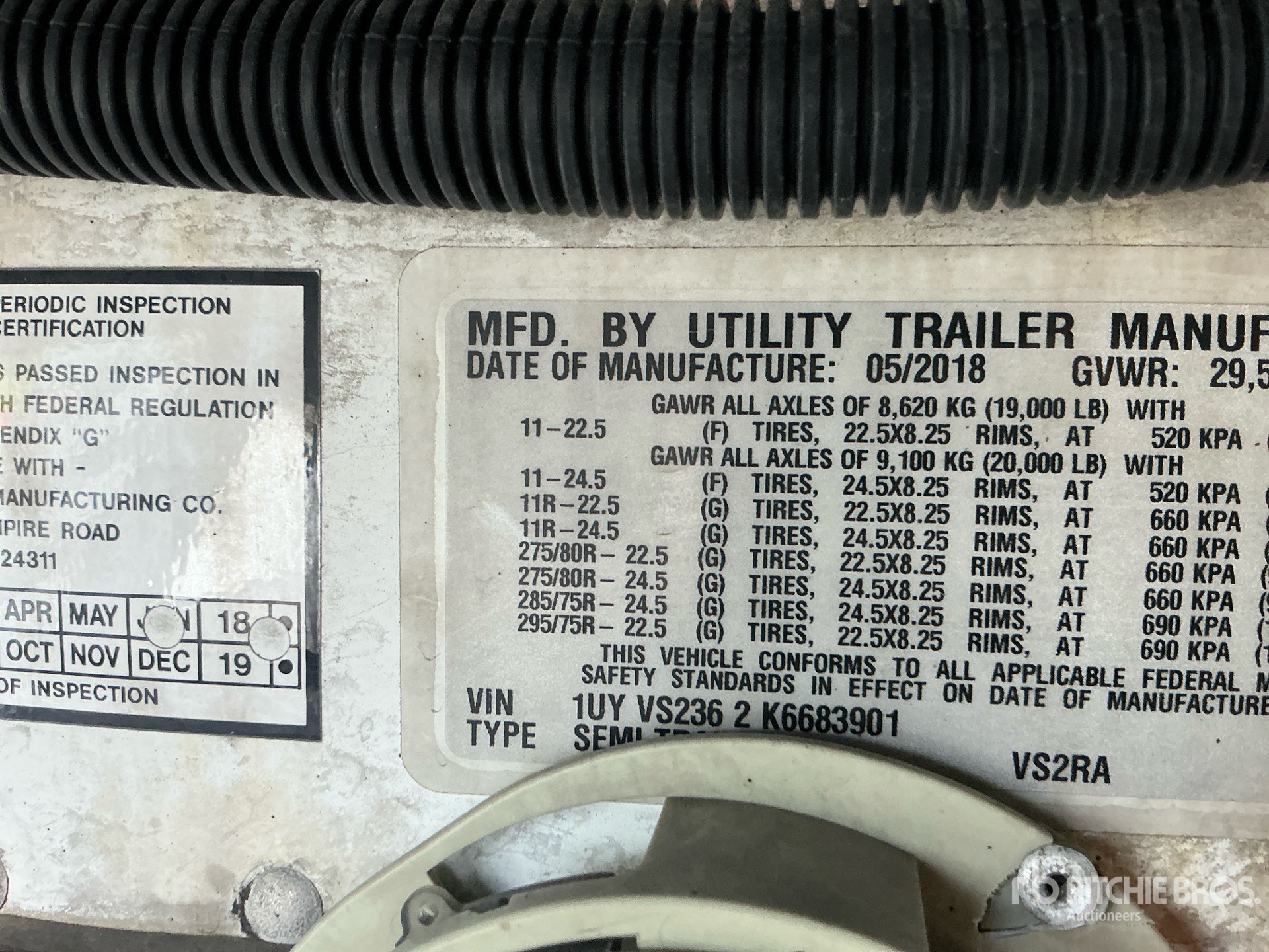 Photo of a 2019 Utility VS2RA 36/156/10