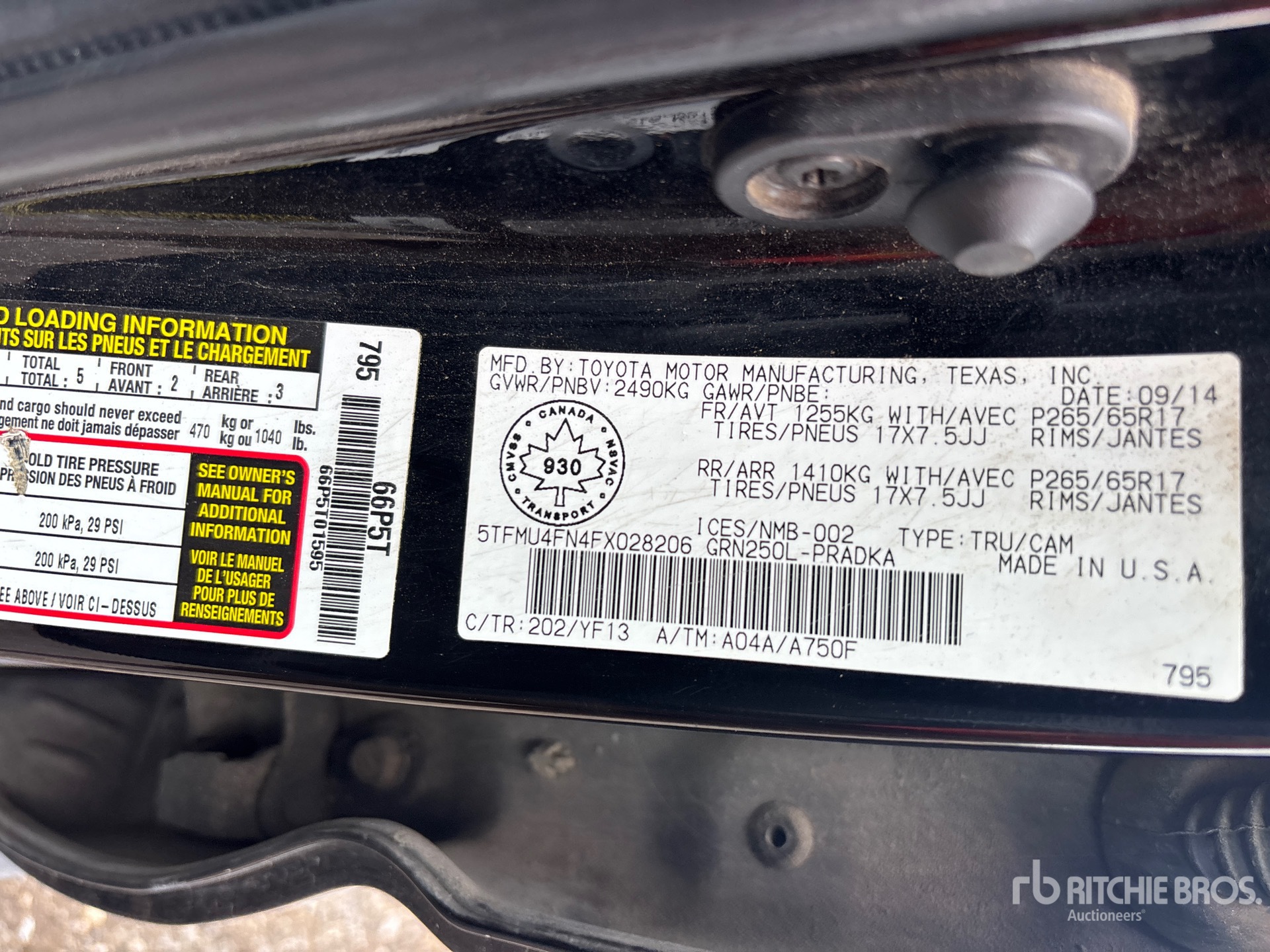 2015 Toyota Tacoma