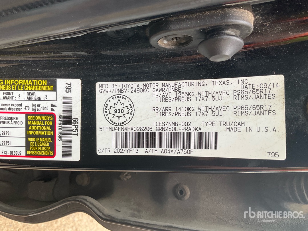2015 Toyota Tacoma