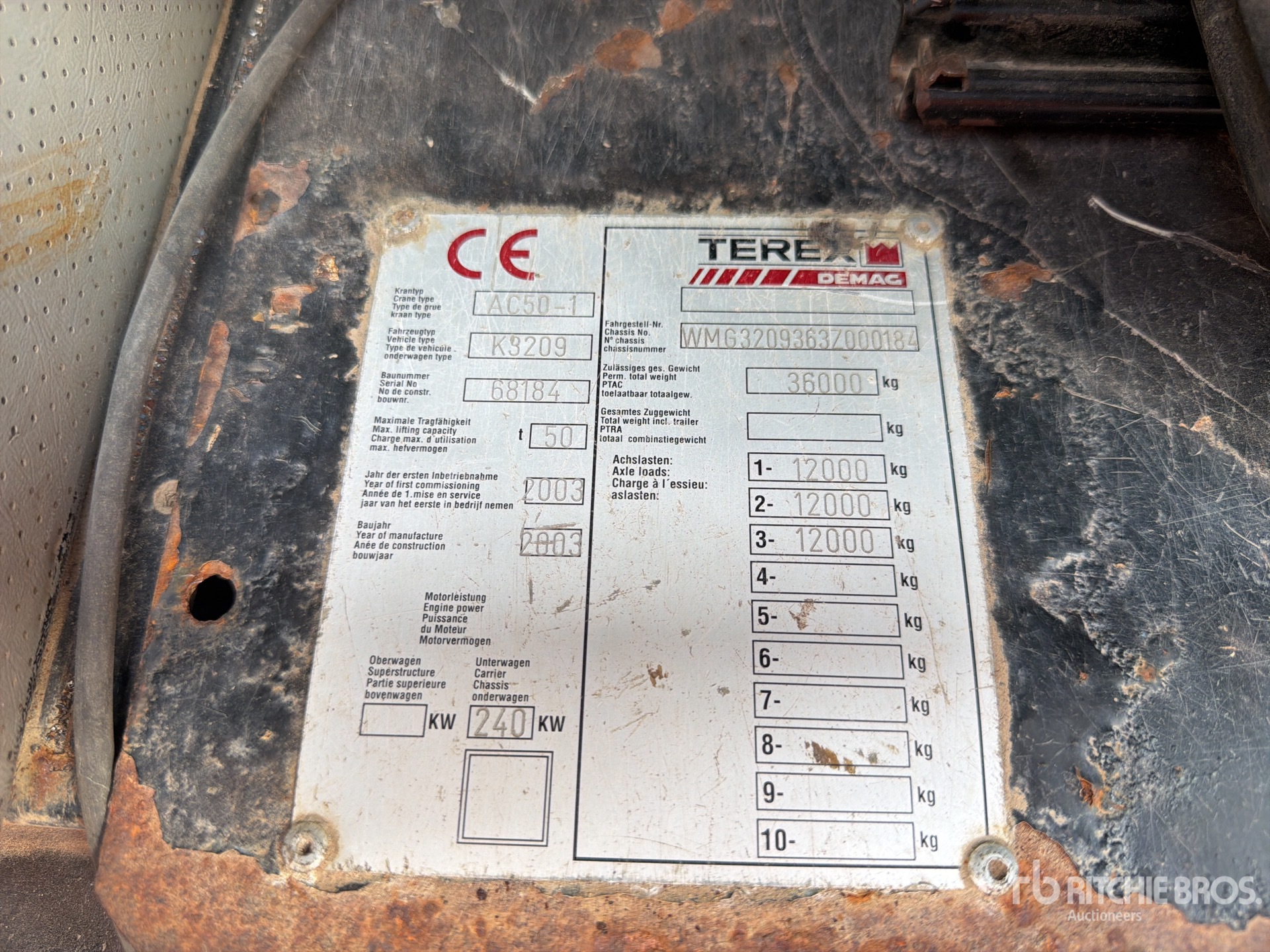 2003 Terex AC 50-1