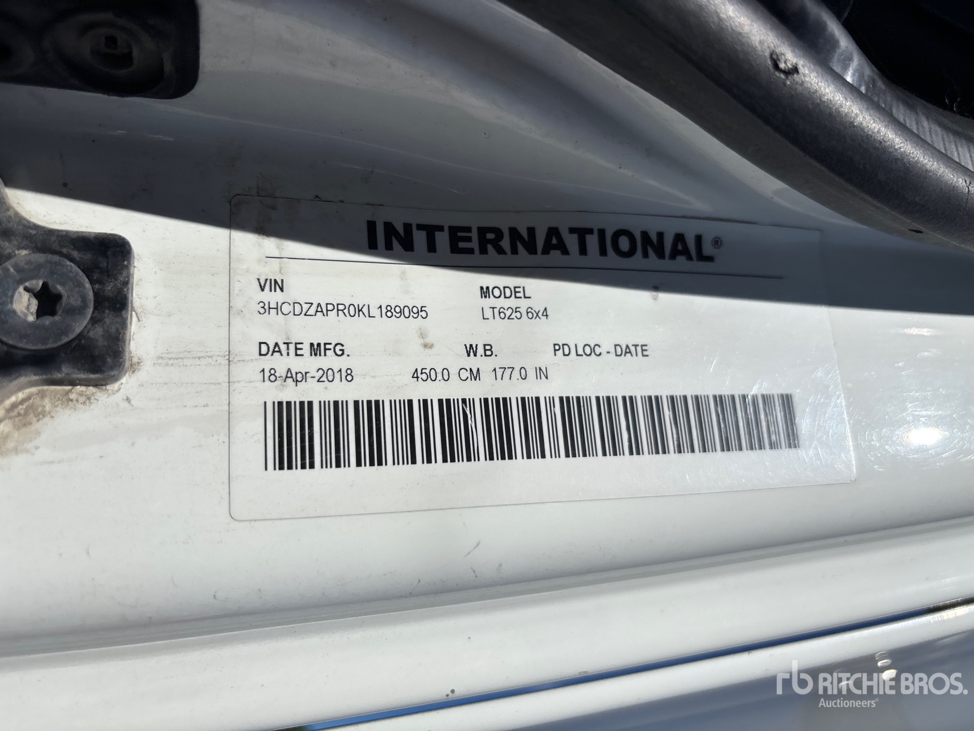 2019 International LT625
