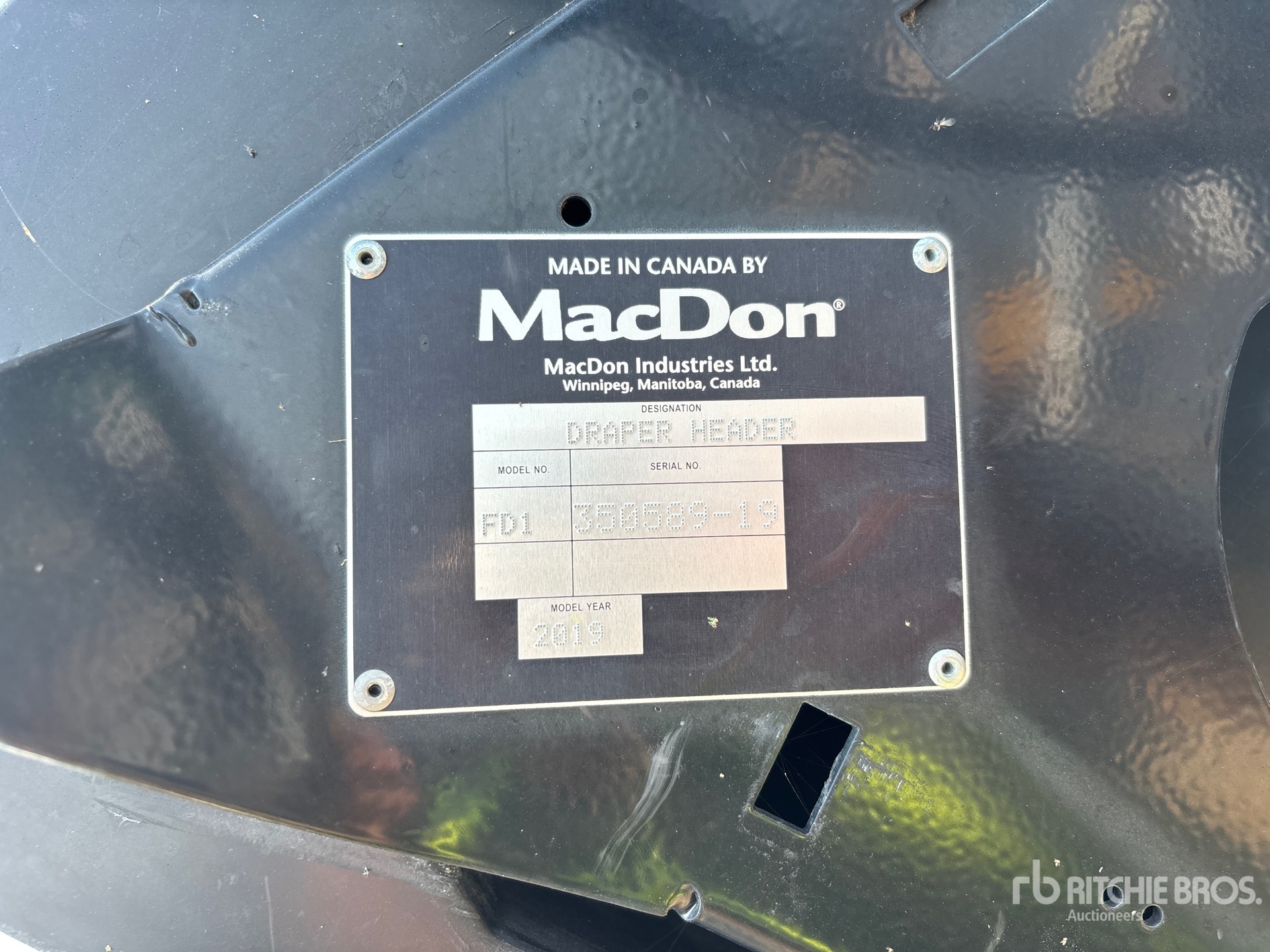 2019 Macdon FD135