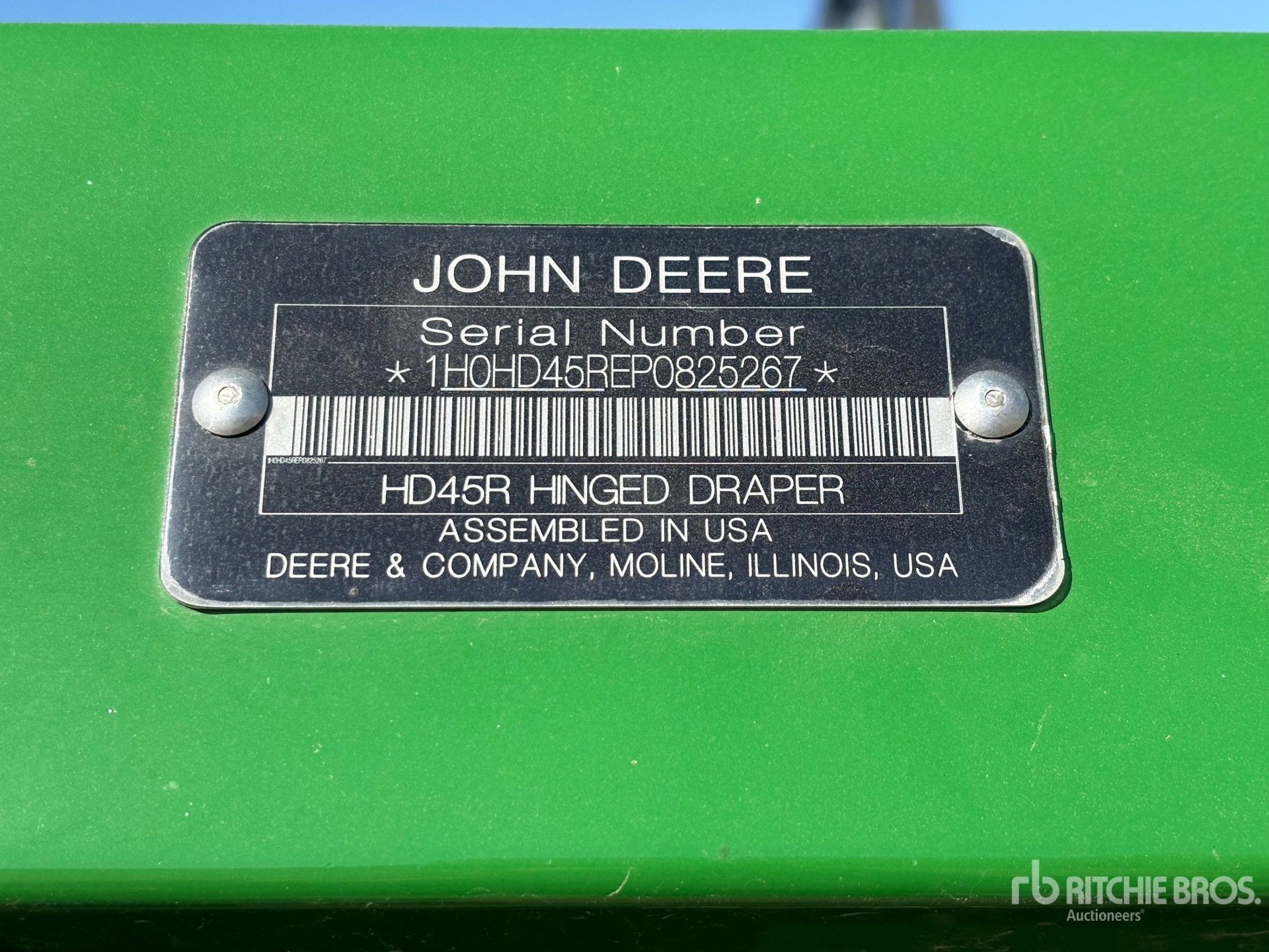 2023 John Deere HD45R