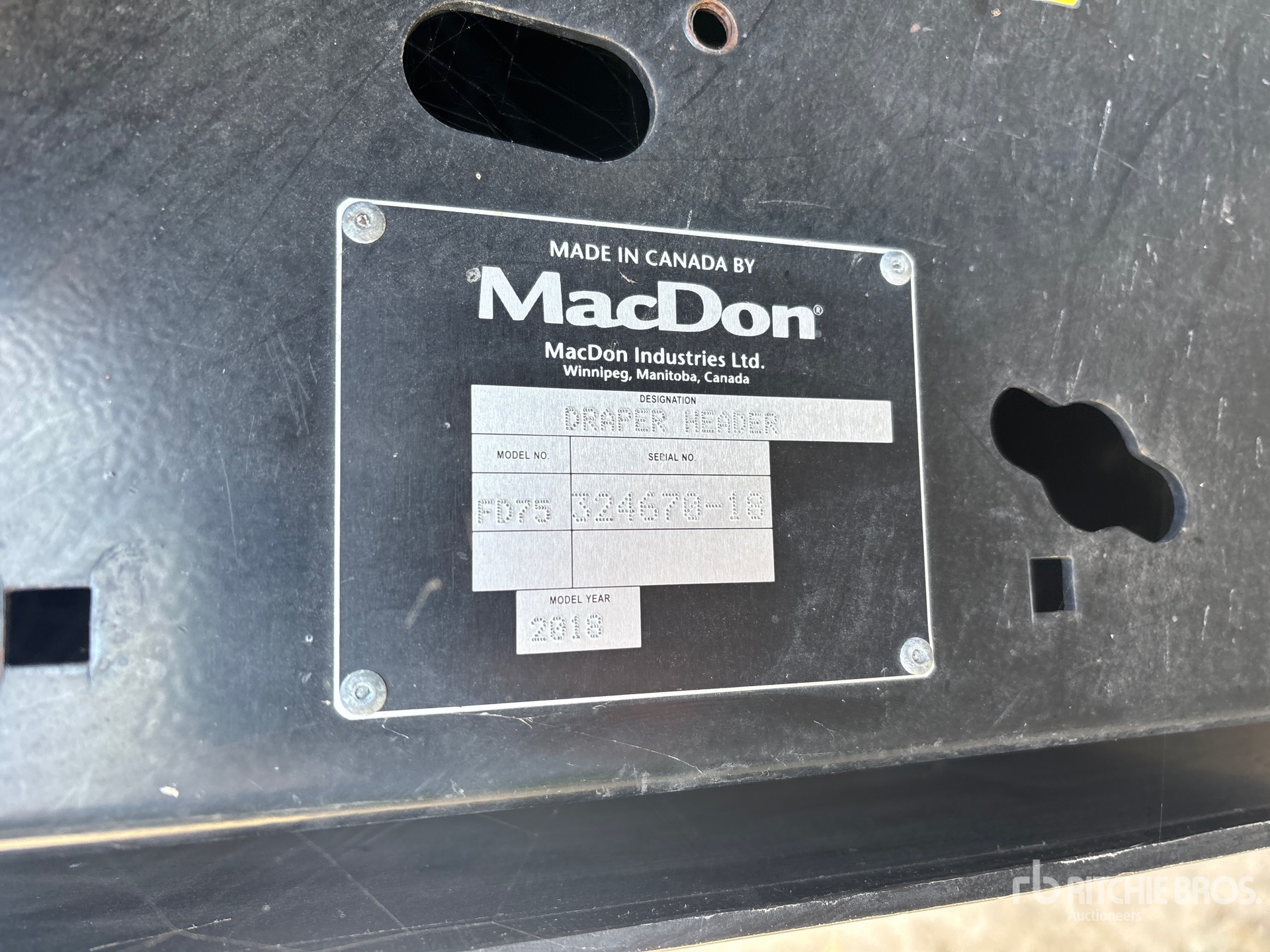 2018 Macdon FD75-S