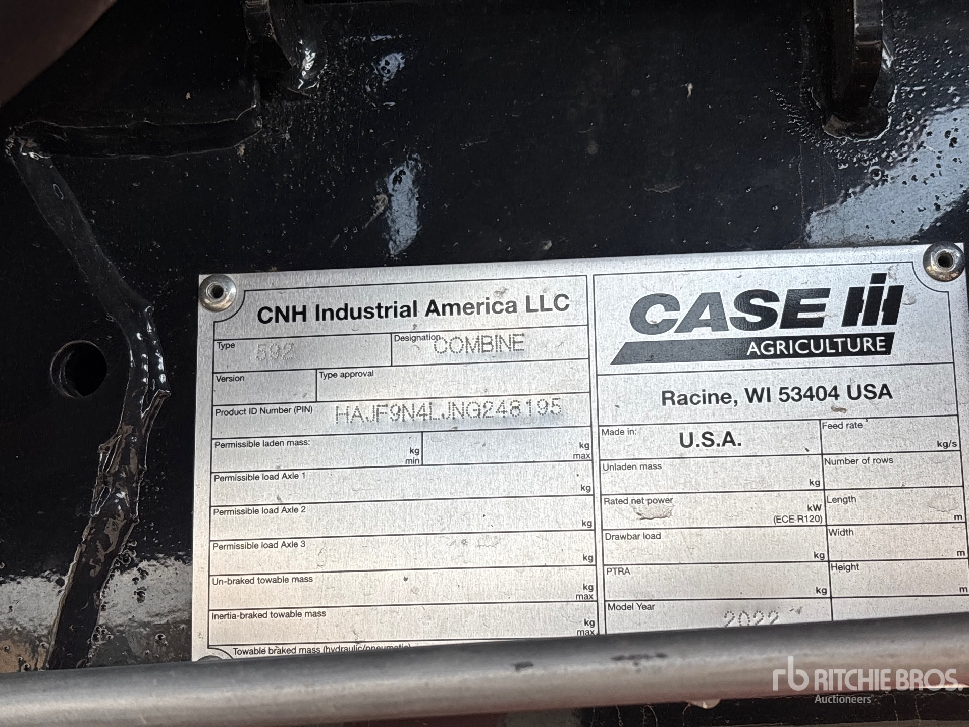 2022 Case Ih 9250