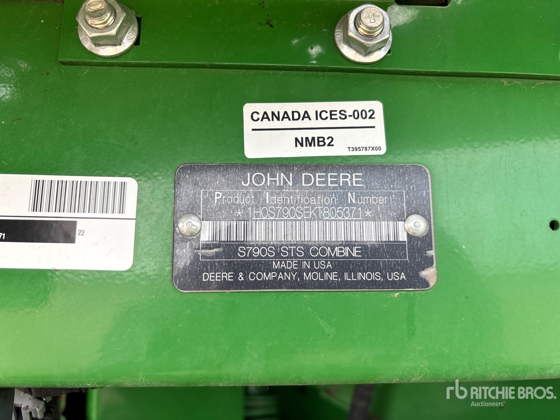 2019 John Deere S790S