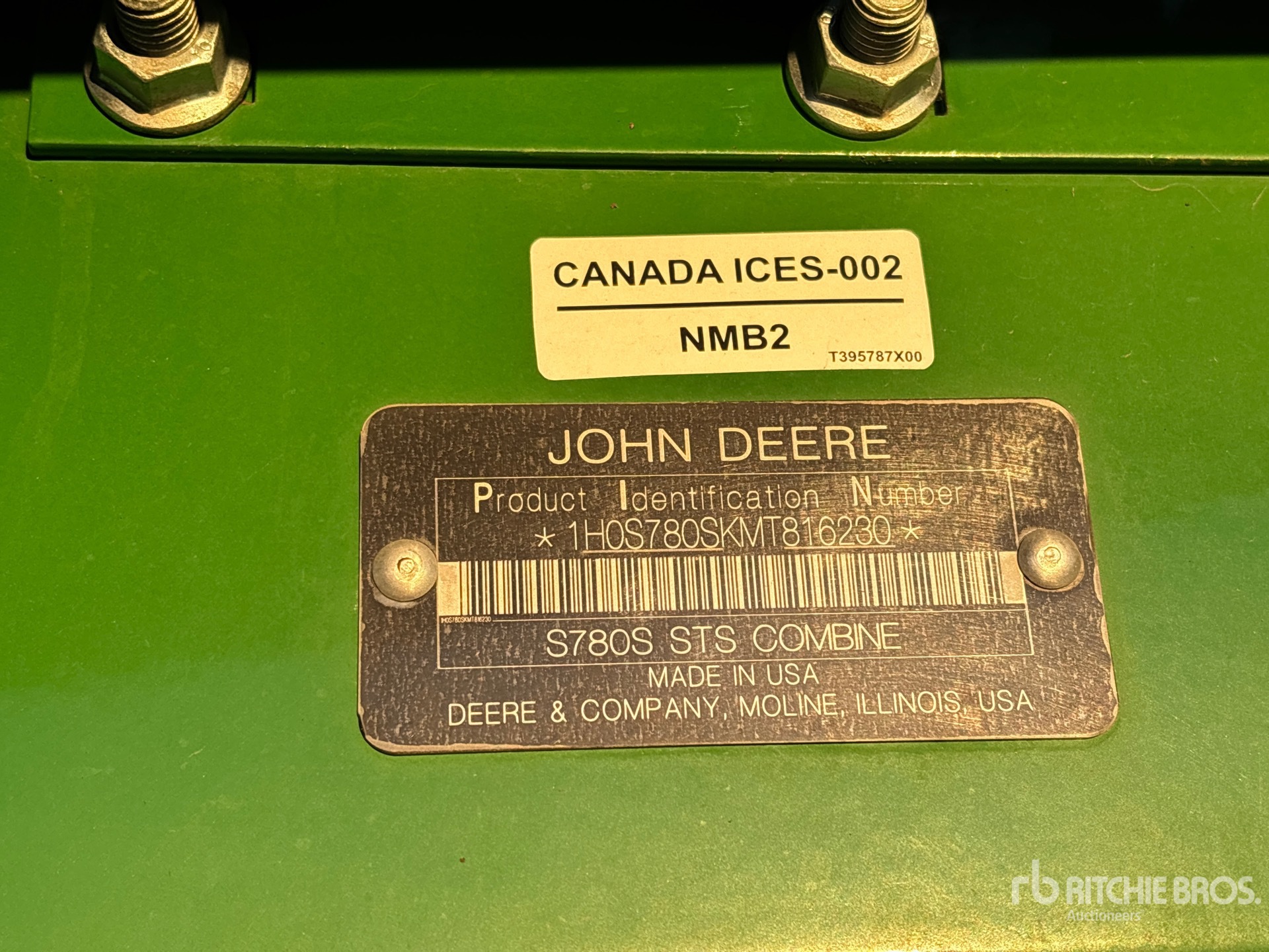 2021 John Deere S780