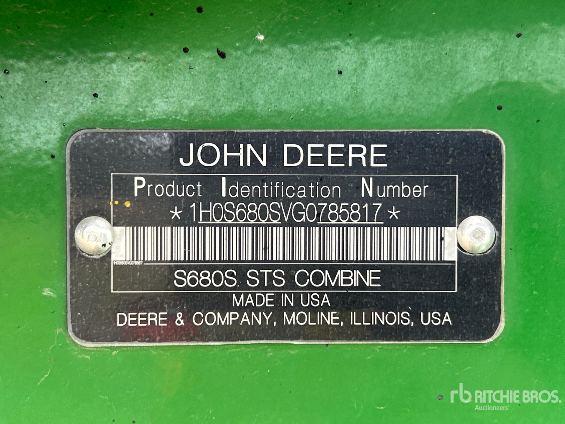 2016 John Deere S680