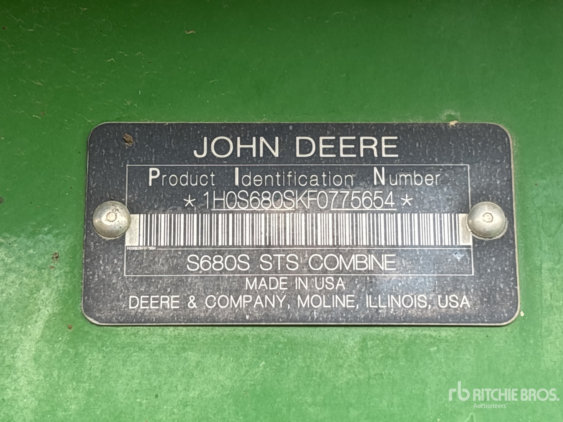 2015 John Deere S680