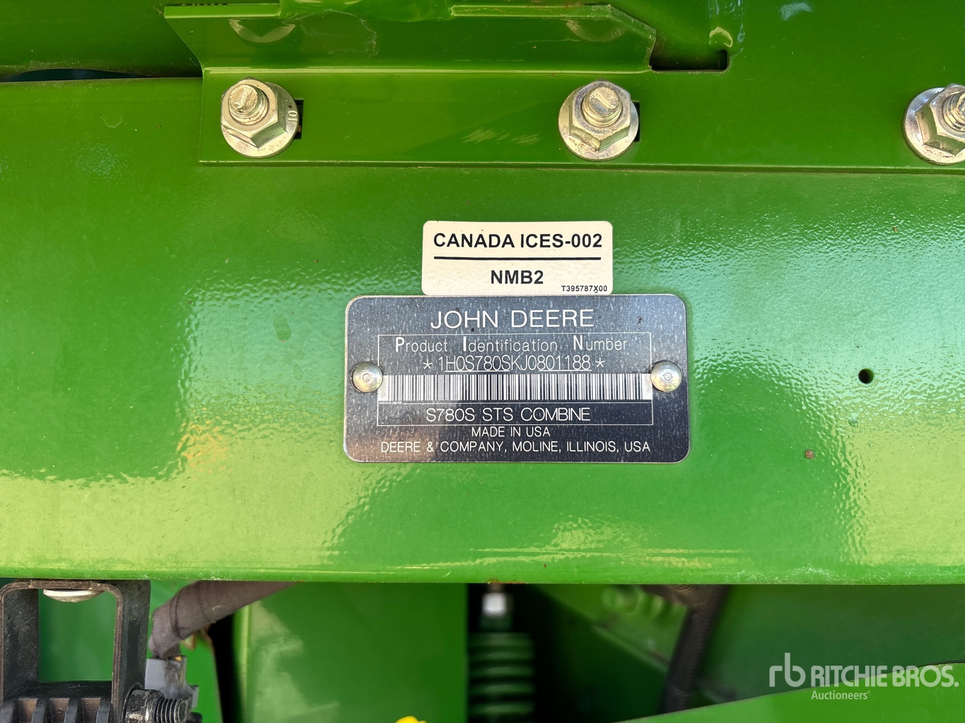 2018 John Deere S780