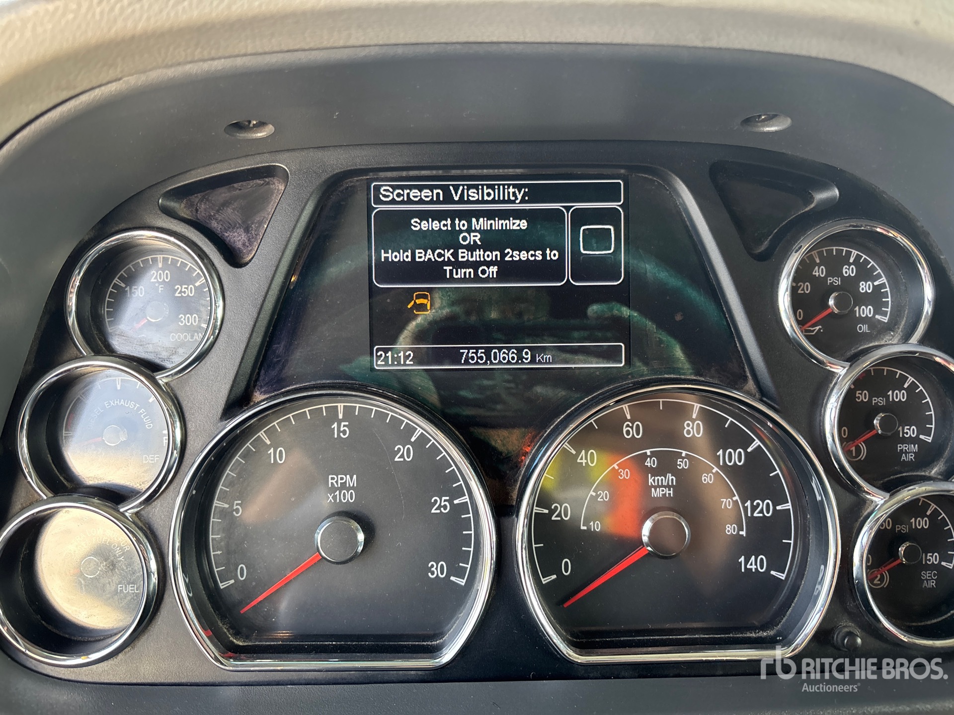 General Appearance with Hour Meter / Odometer