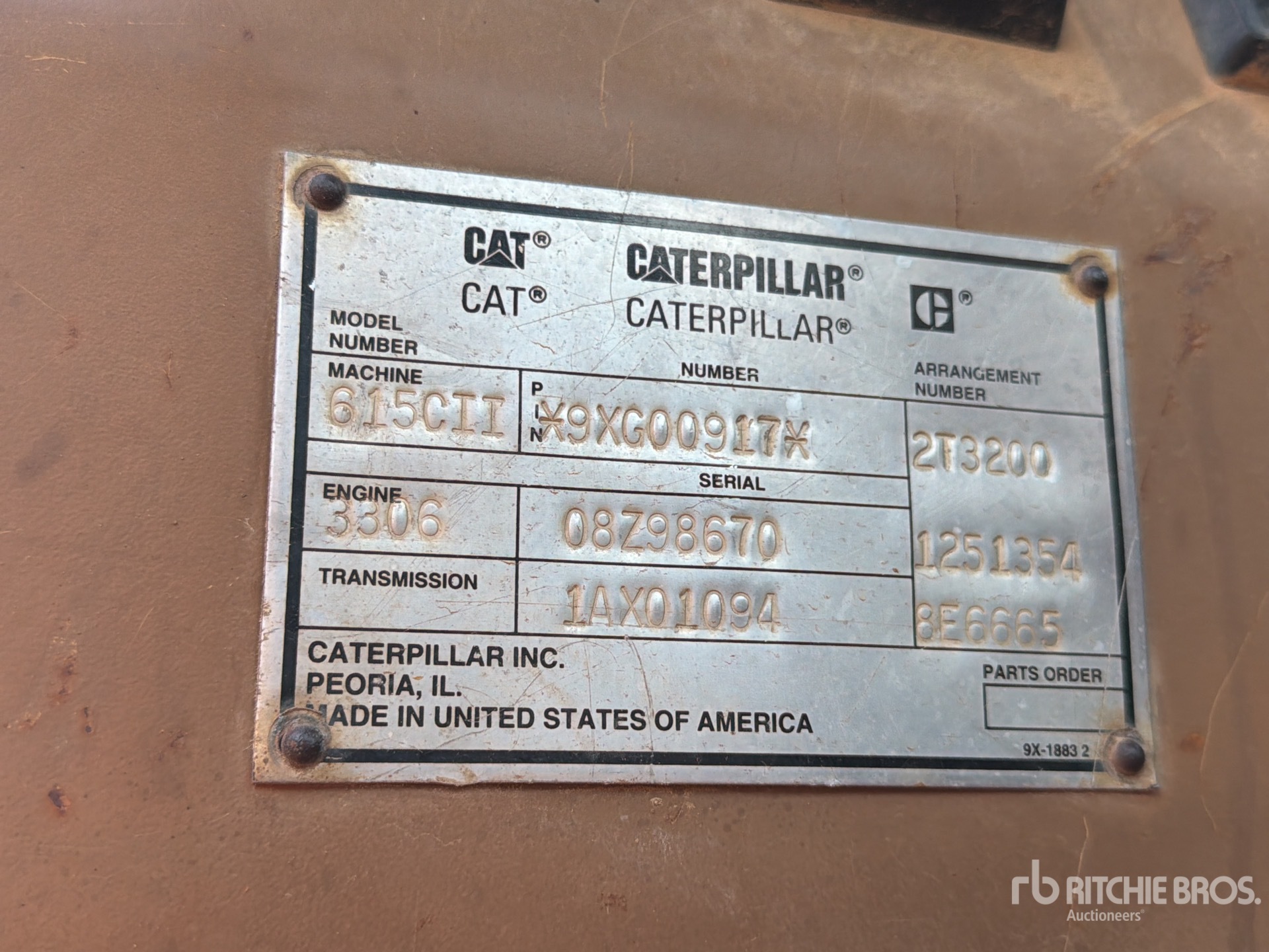 1997 Caterpillar 615C Series II