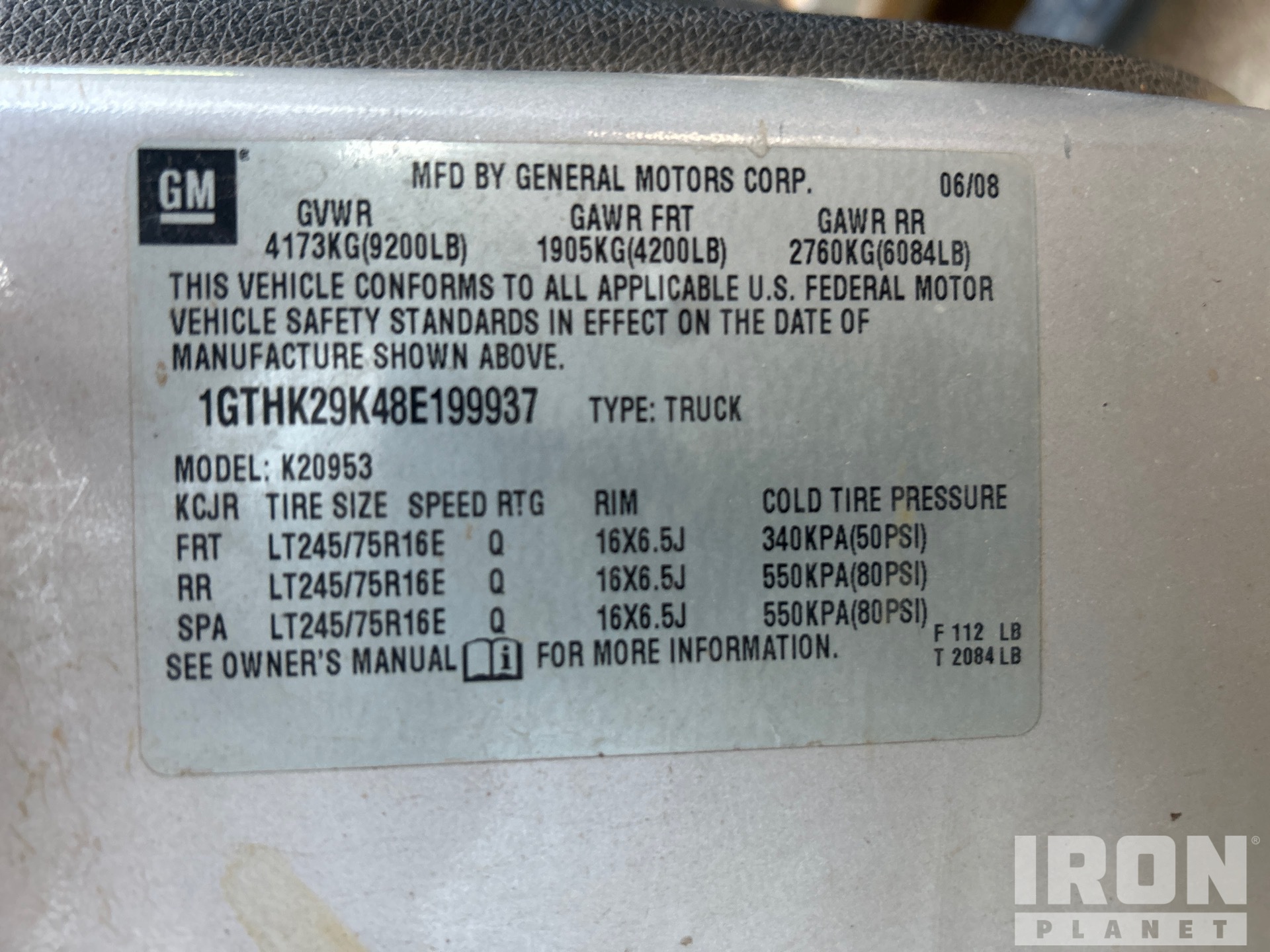 2008 GMC SIERRA 2500 HD