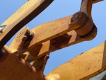Chassis with Tilt Linkage Pins and Bushings