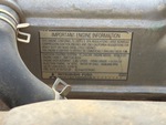 Engine with Emission Label