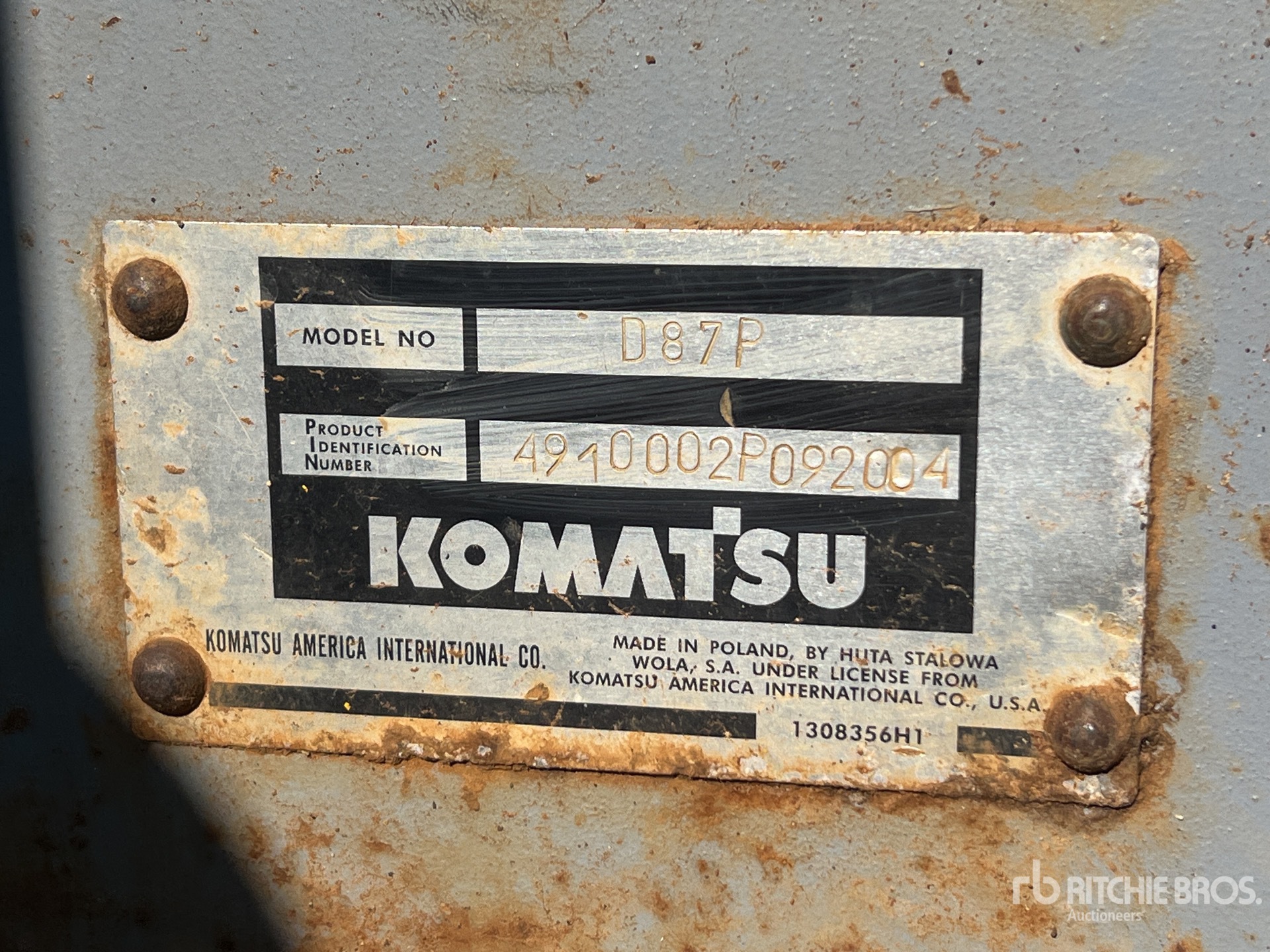 2002 Komatsu D87P
