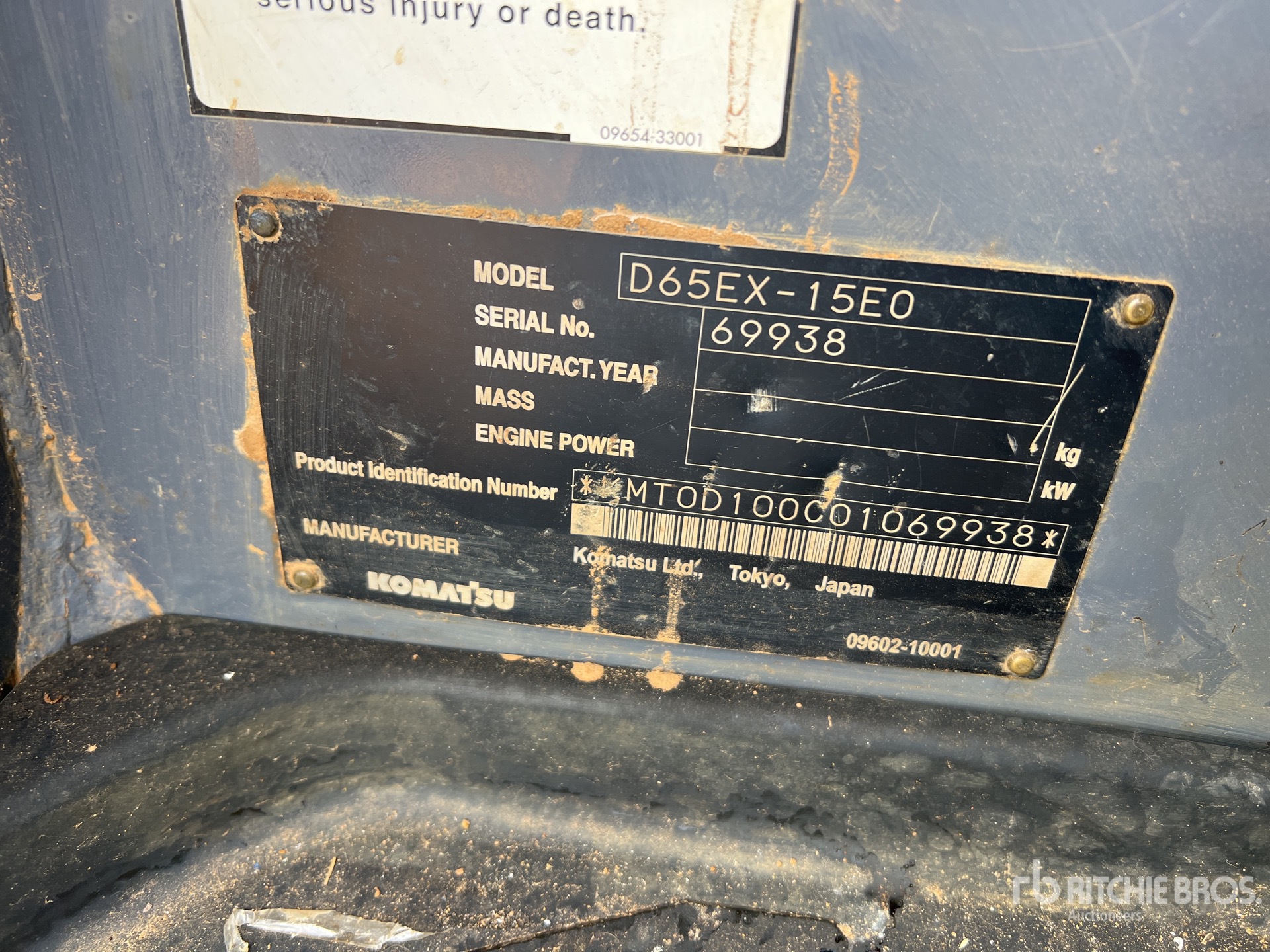2007 Komatsu D65EX-15E0