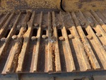 Undercarriage with Left Track Pads