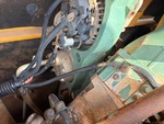 Engine with A/C Compressor