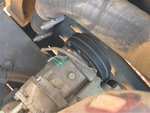 Engine with A/C Compressor