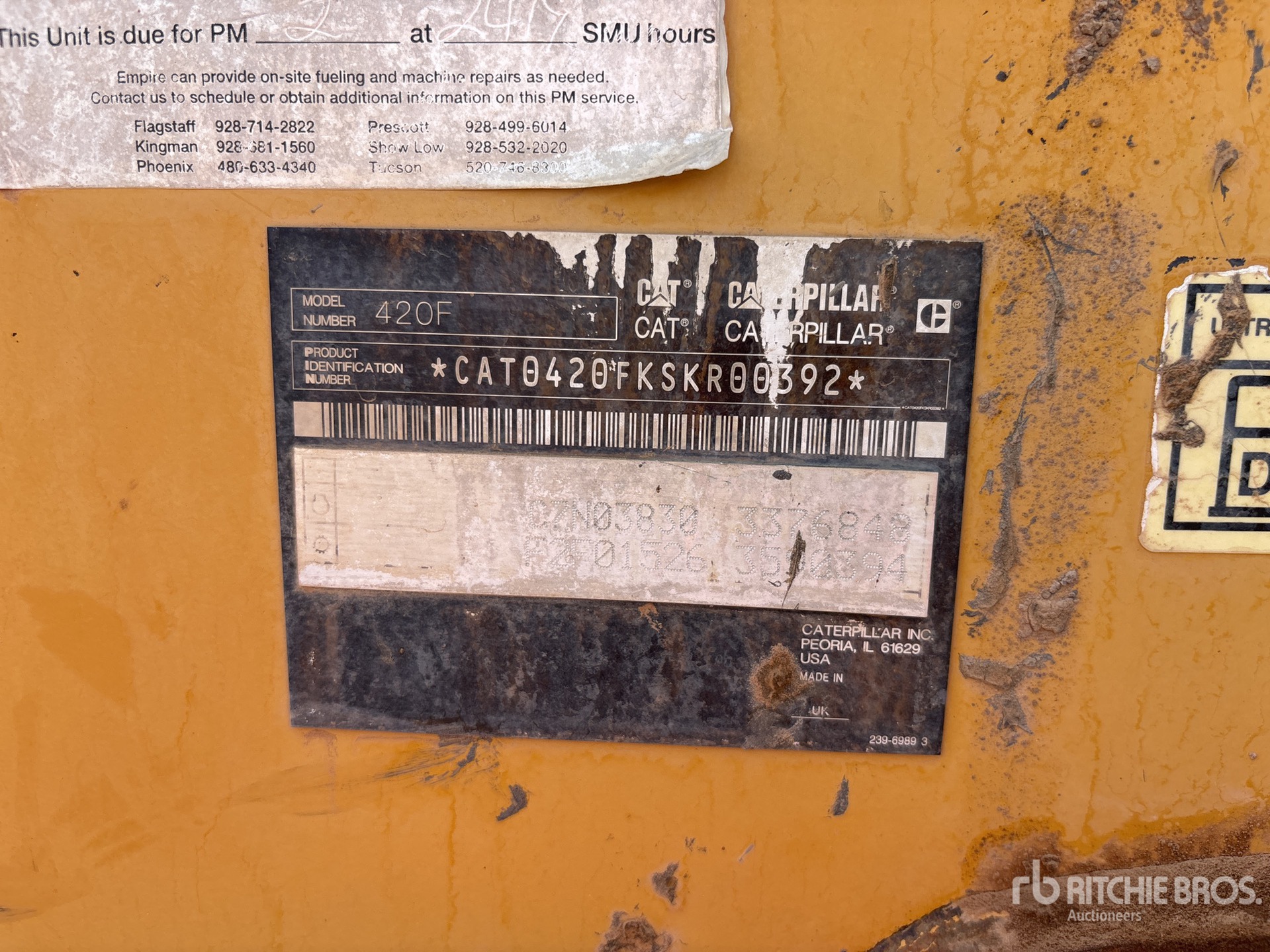 2012 Caterpillar 420F