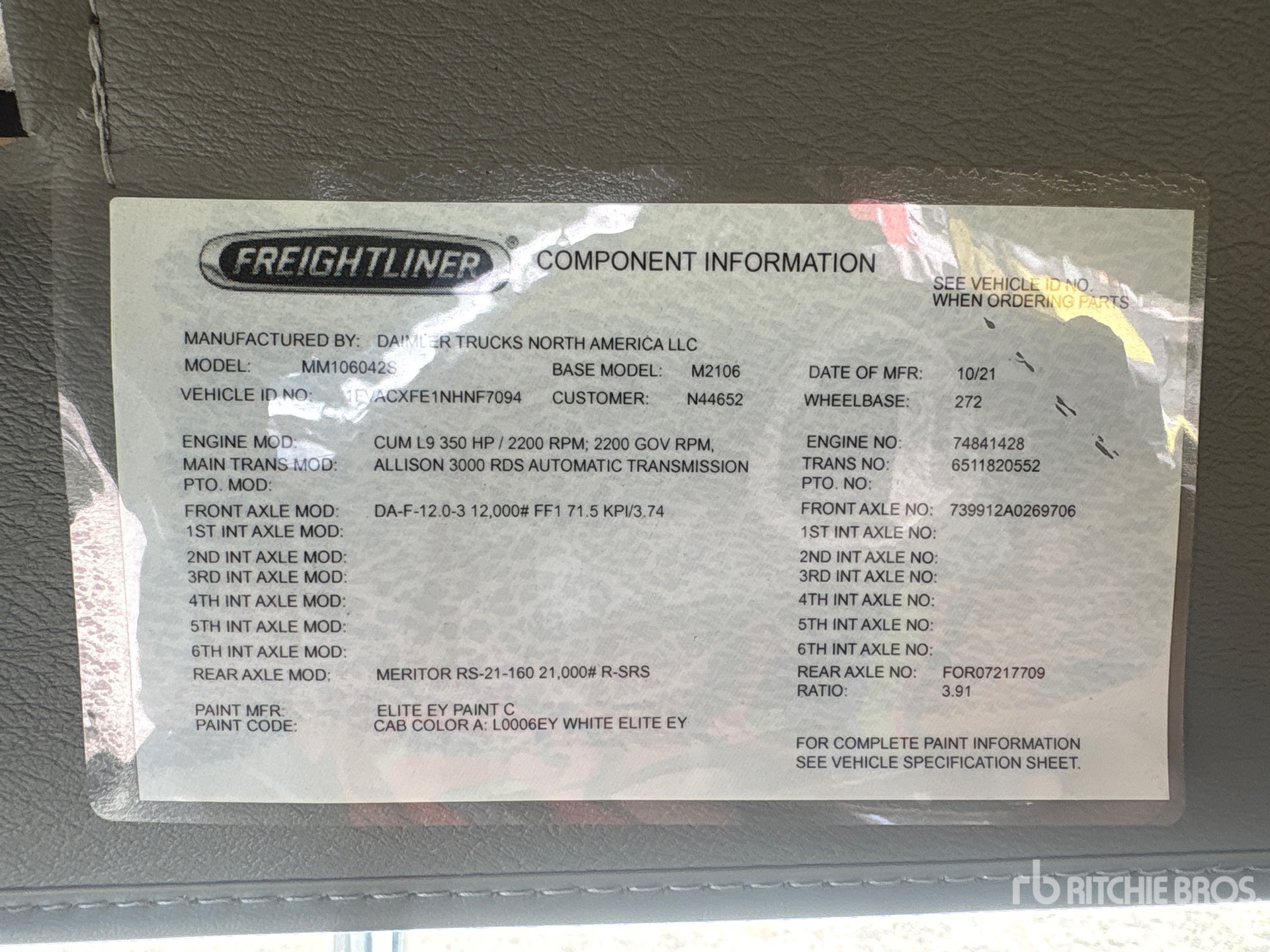 2022 Freightliner M2 106