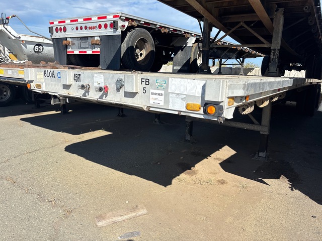 1985 Ravens 124541 45 ft T/A Flatbed Trailer
