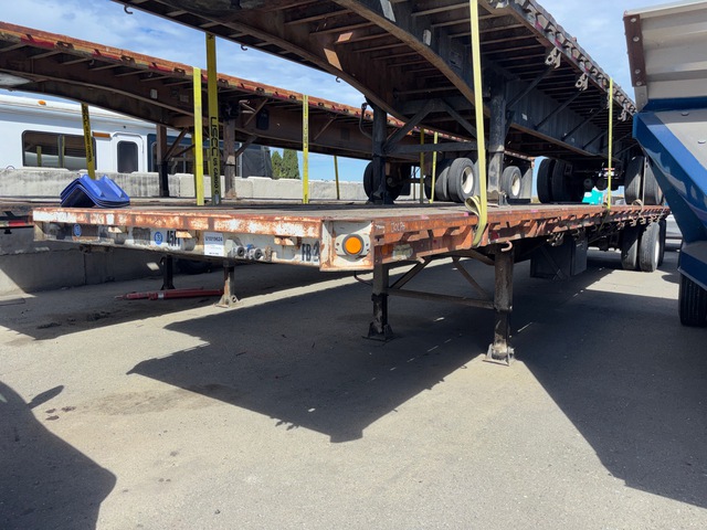 1987 Great Dane 45 ft T/A Flatbed Trailer