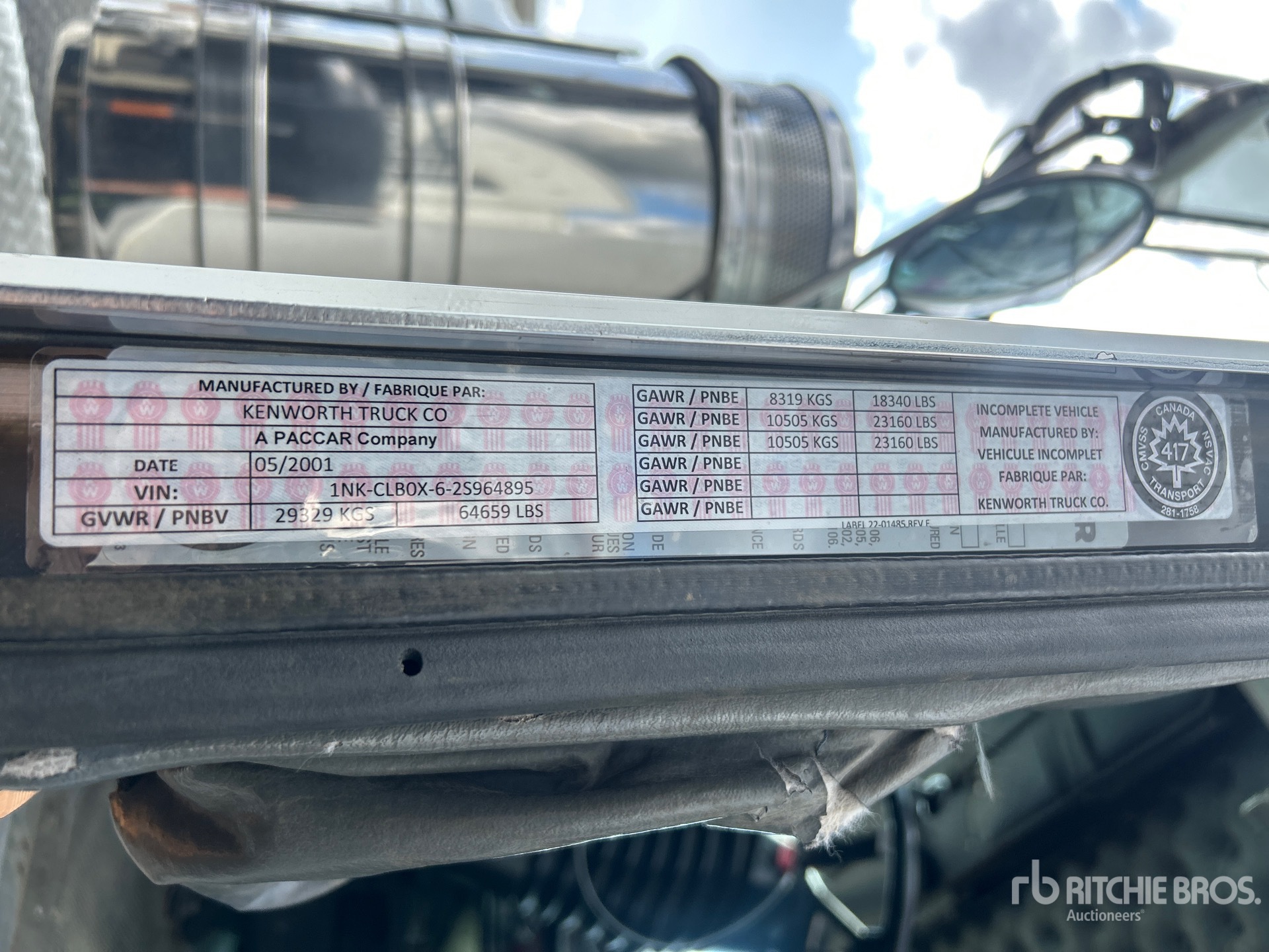 2002 Kenworth C500