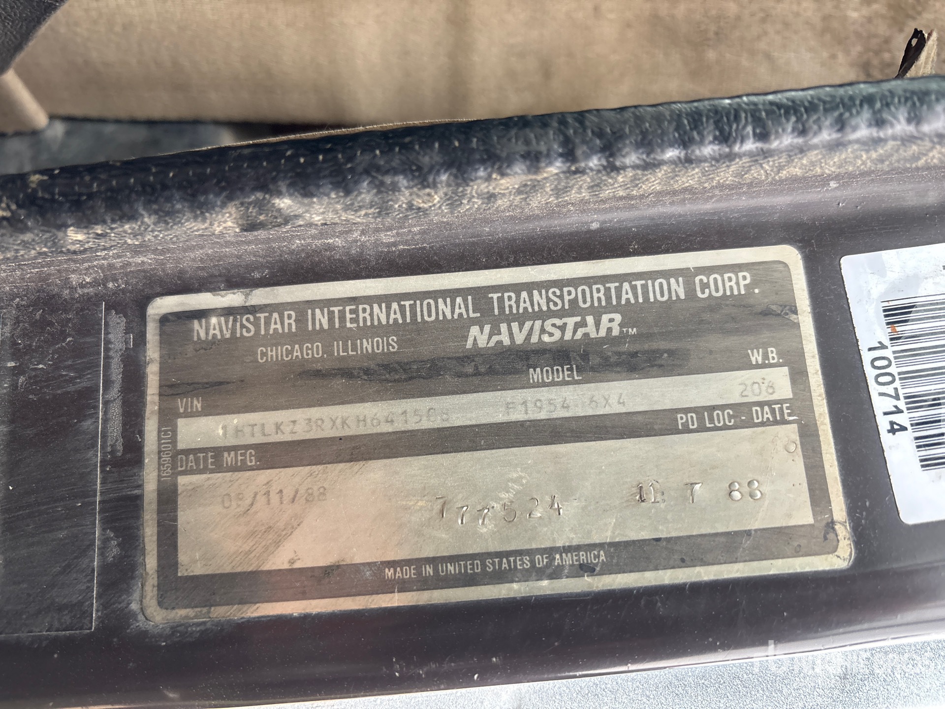 1989 International S1900