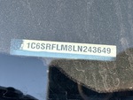 General Appearance with Frame Stamp Serial Number/VIN Photo