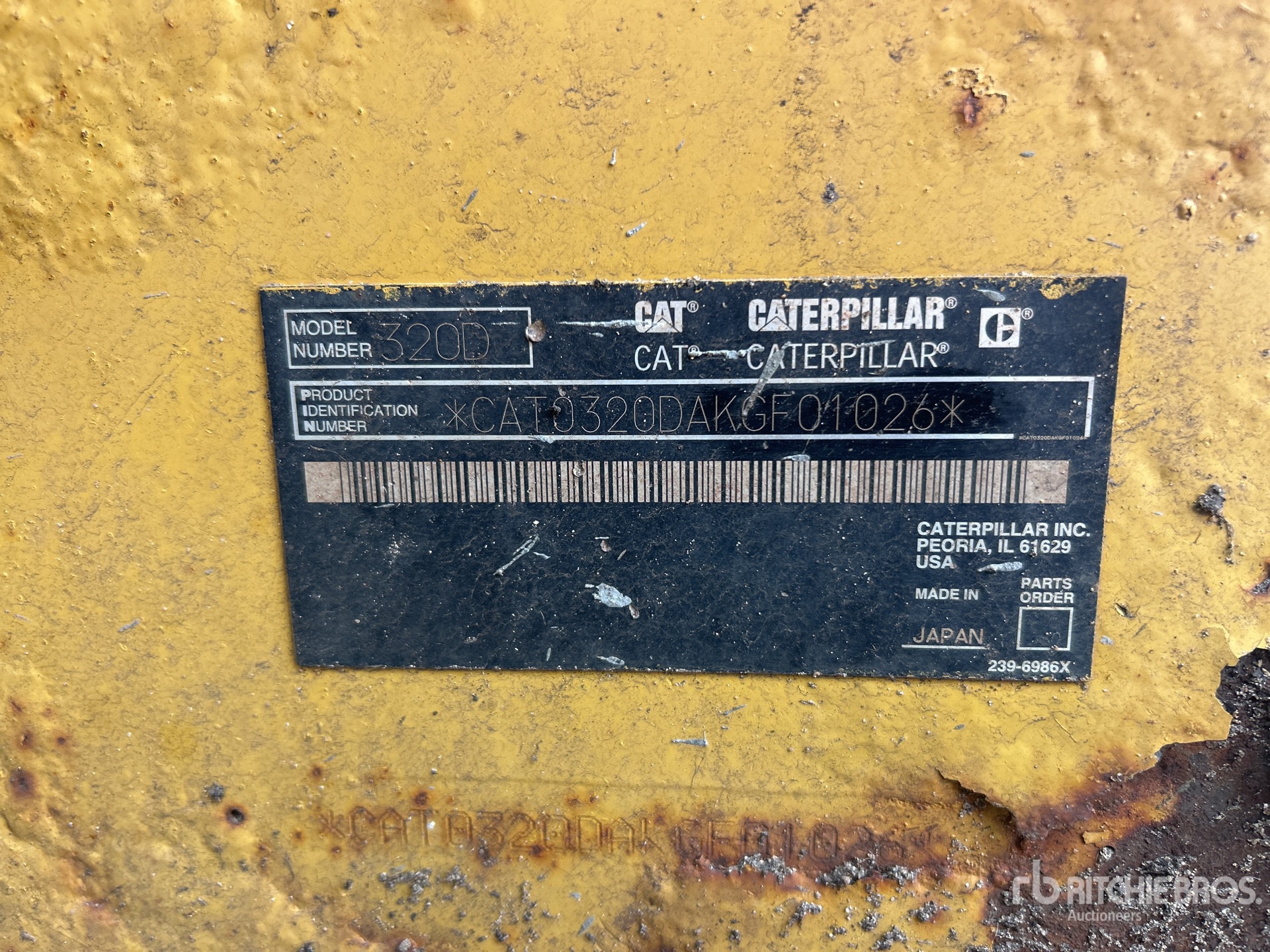 2008 Caterpillar 320D