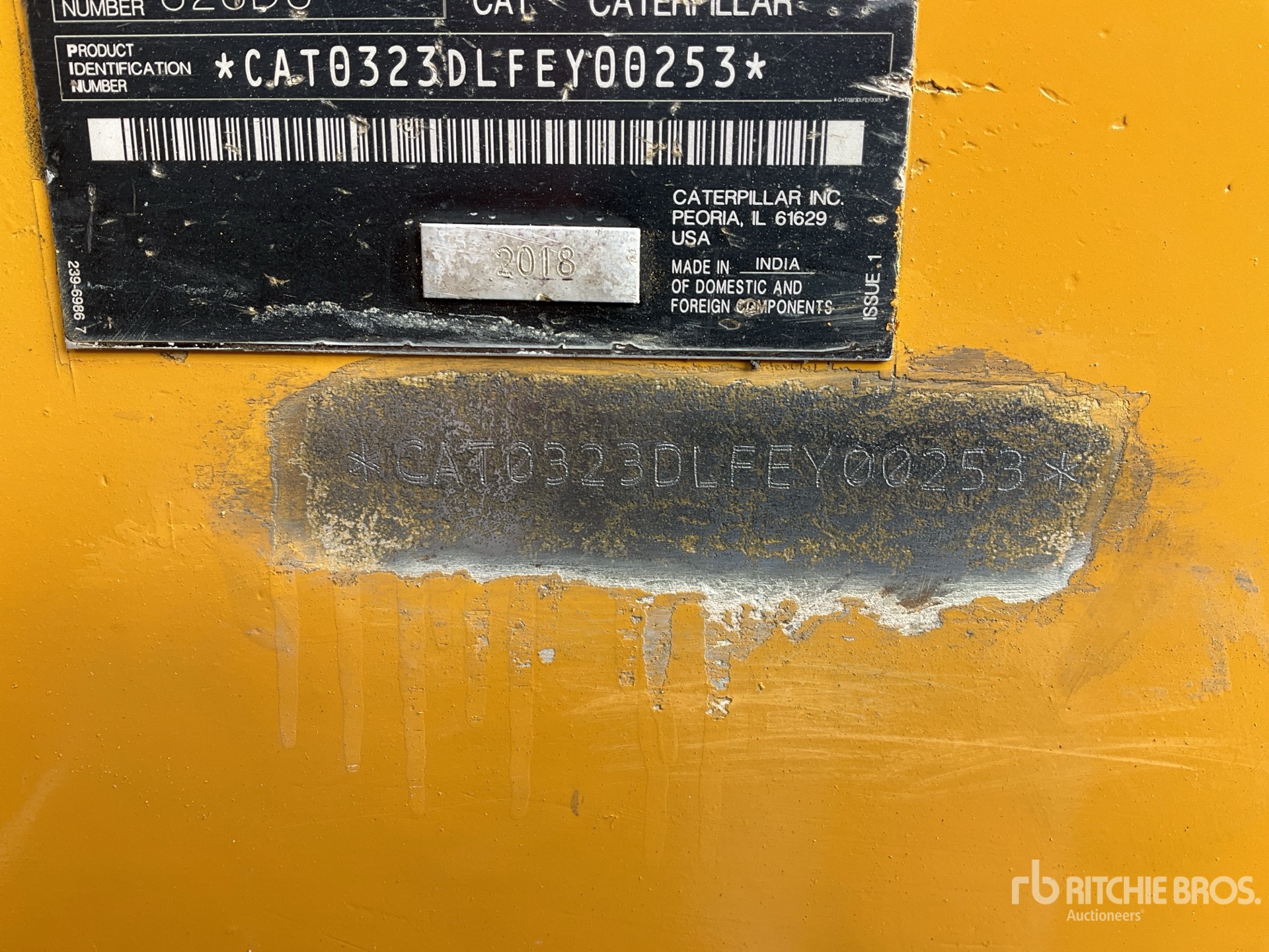 2018 Caterpillar 323D3