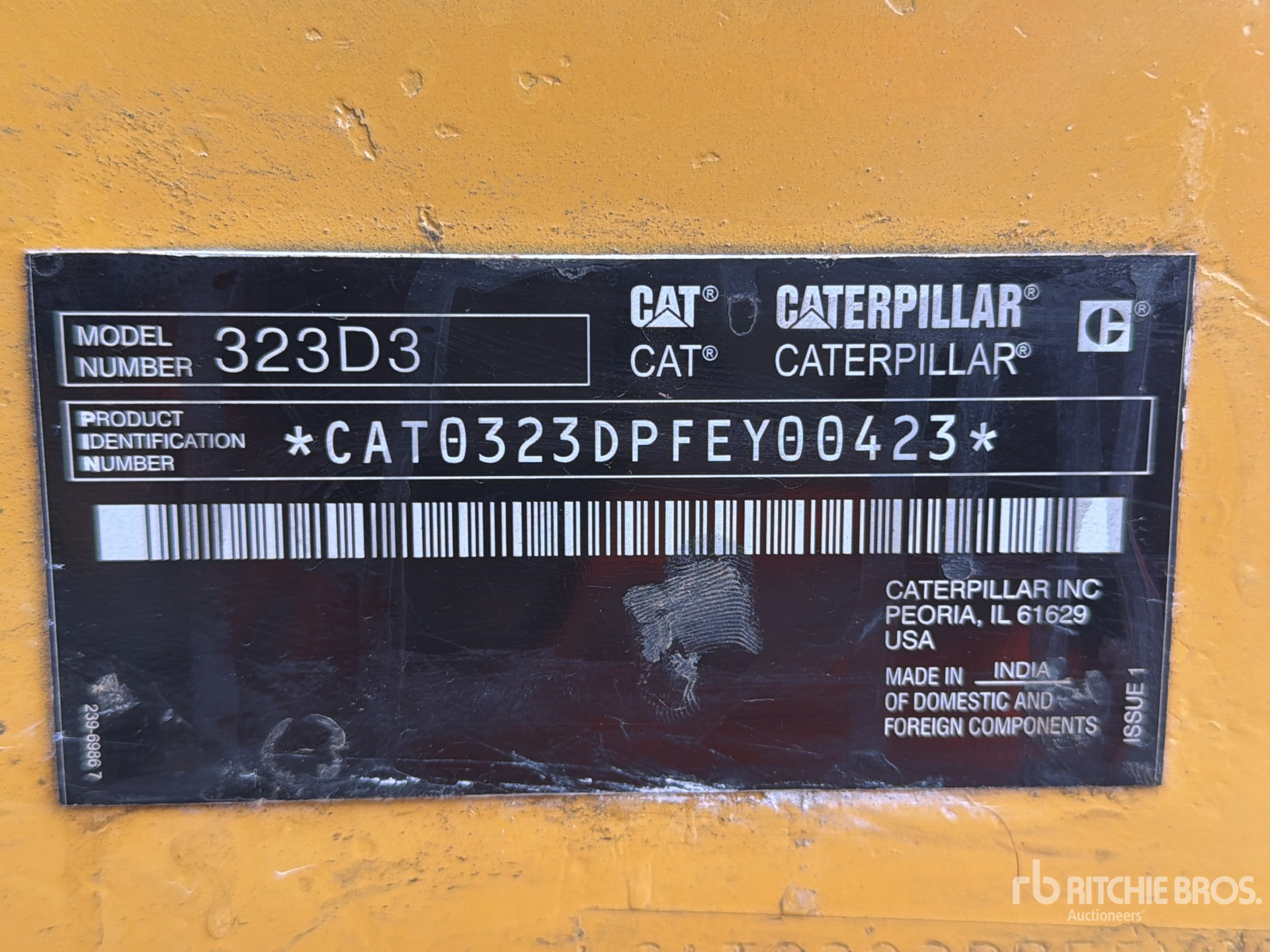 2019 Caterpillar 323D3