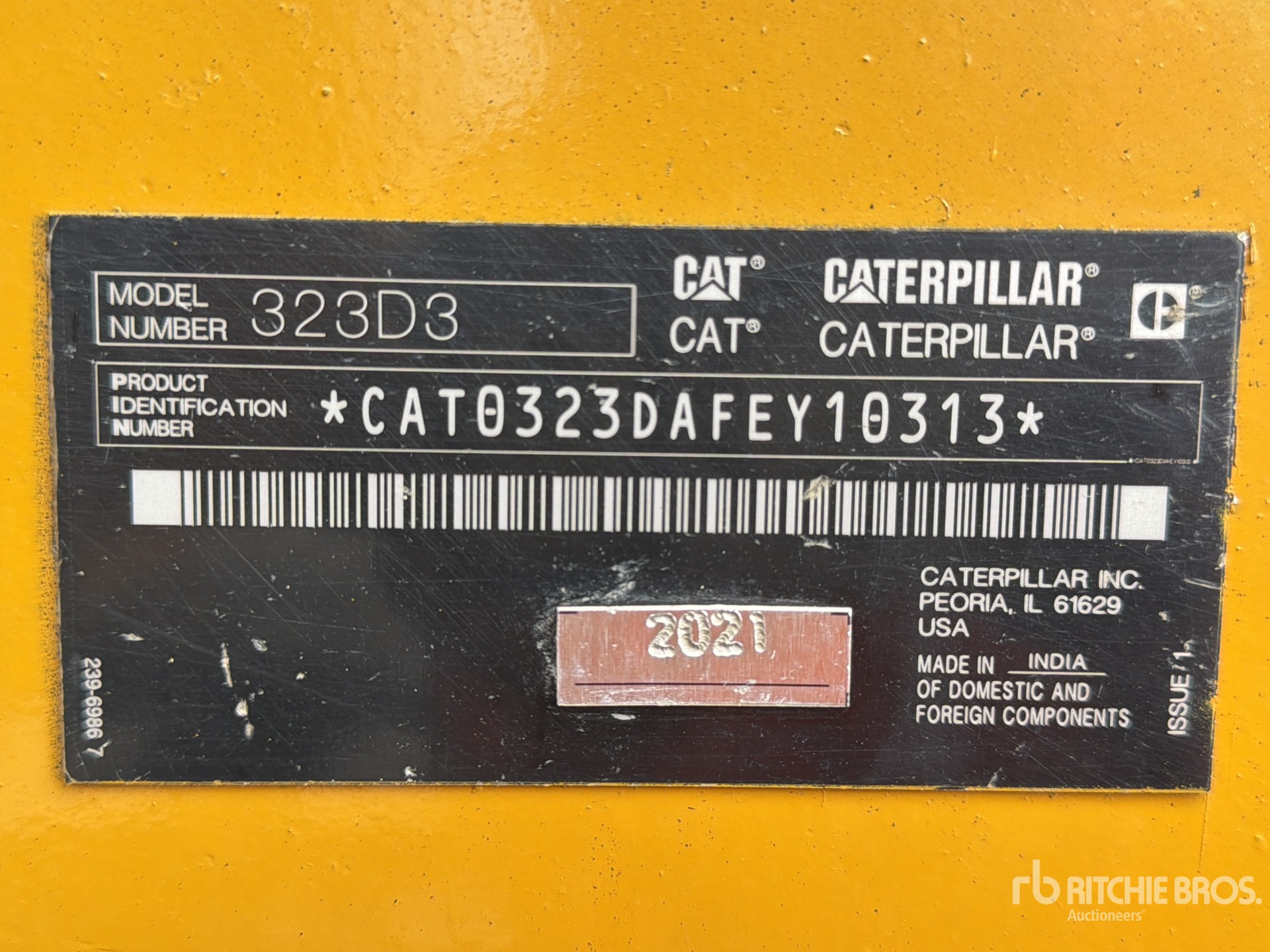 2021 Caterpillar 323D3