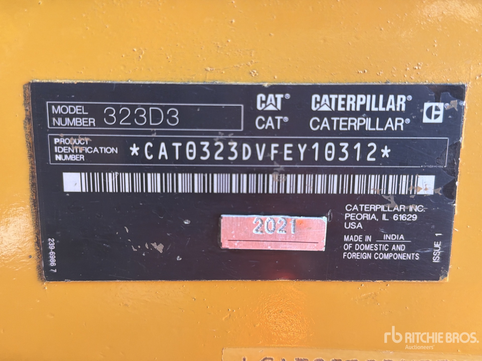 2021 Caterpillar 323D3