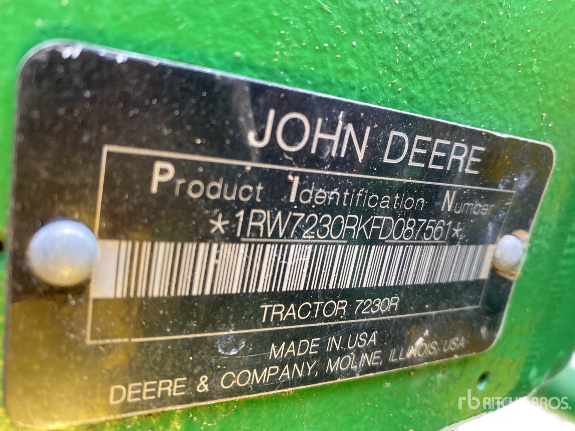 2015 John Deere 7230R