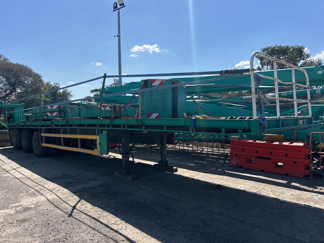 1989 Barker 13.4 m Tri/A Flatbed Trailer