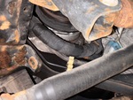 Engine with A/C Compressor