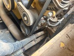 Engine with A/C Compressor