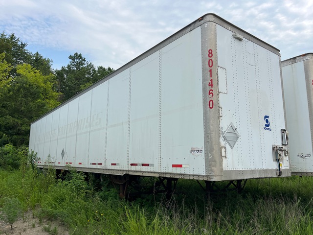 2008 Wabash 53 ft x 102 in T/A Van Trailer