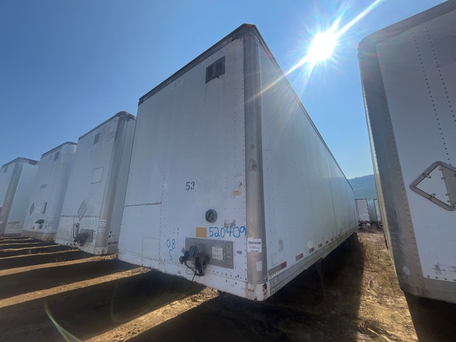 2008 Strick 53 ft x 102 in T/A Van Trailer