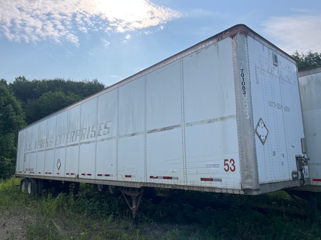 2007 Wabash DVCVHPC 53 ft x 102 in T/A Van Trailer