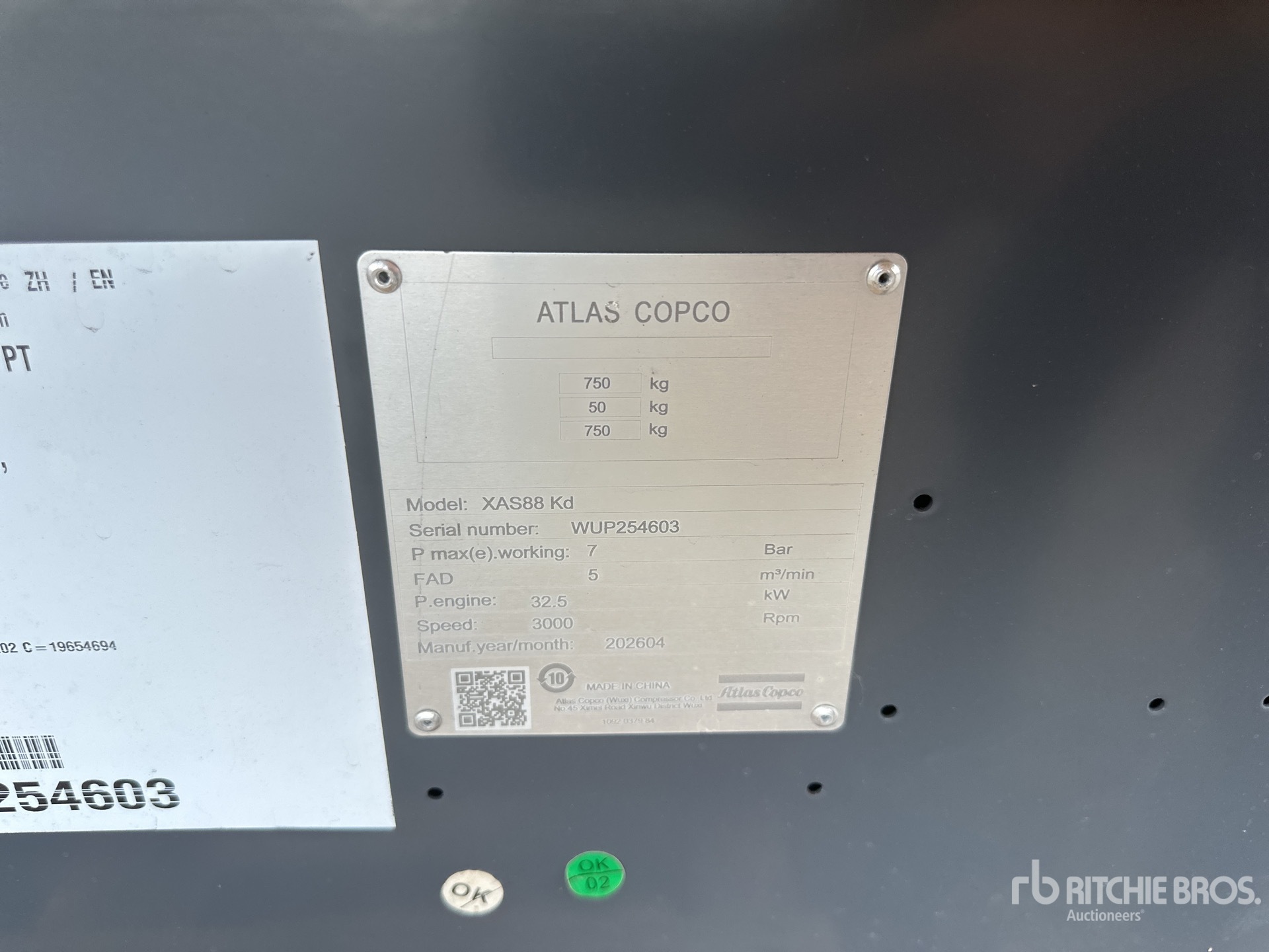 2026 Atlas Copco XAS88