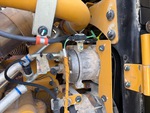 Engine with A/C Compressor