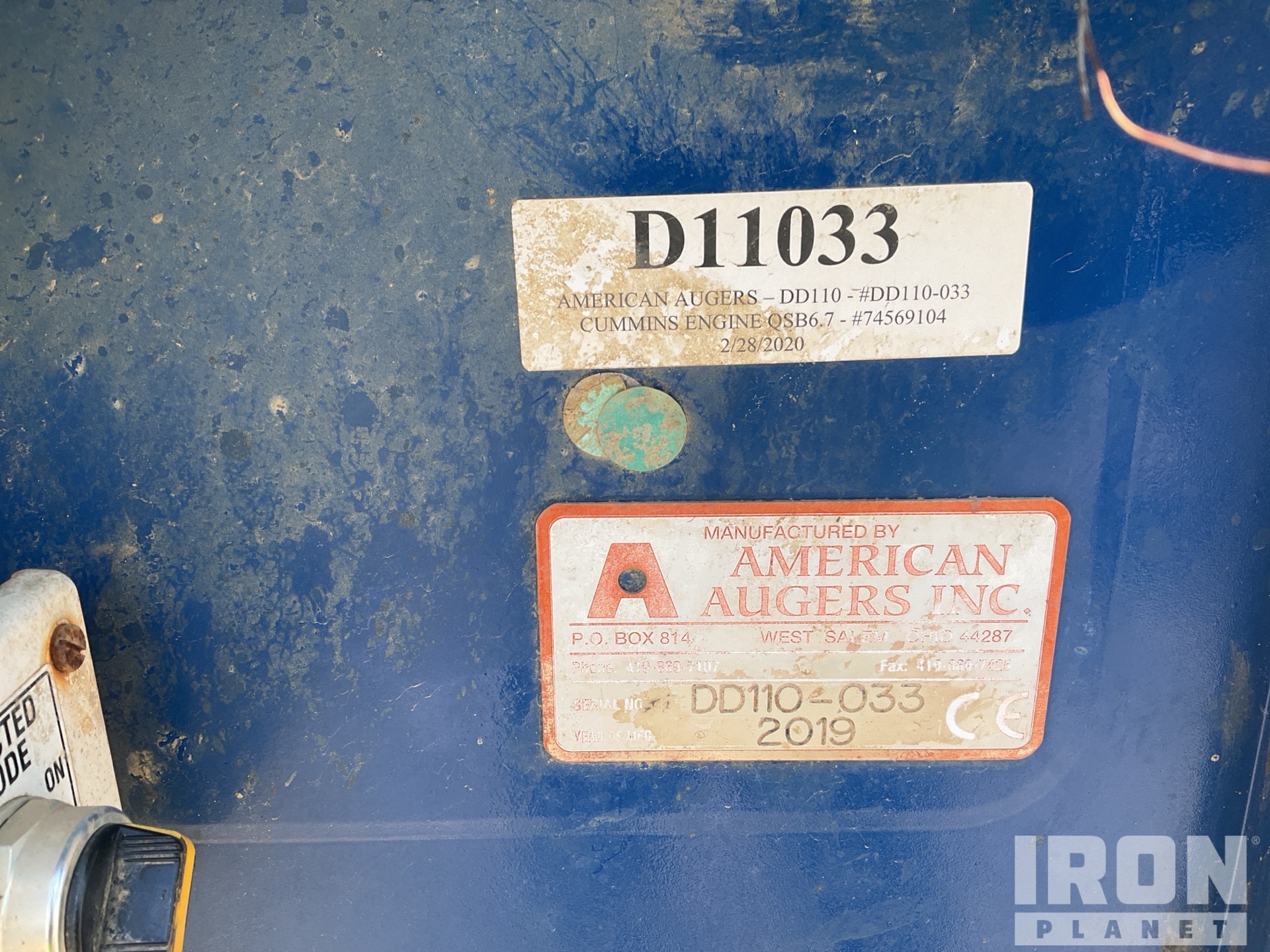 2019 American DD110